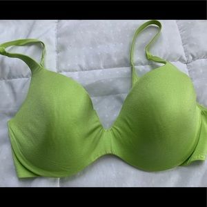 Neon Green Victoria’s Secret Bra (36C)